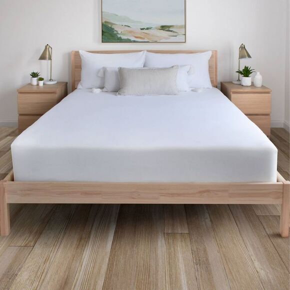 Allerease - Mattress Protector Jersey Waterproof Coo White - Picture 2 of 4